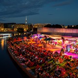 Berlin TV tower and Spree